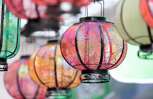 Chinese lanterns, lighting and holiday decorations