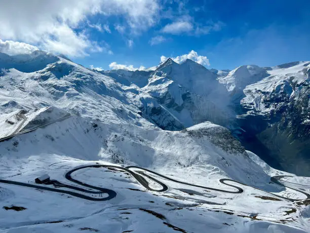 The Grossglockner High Alpine Road  is the highest surfaced mountain pass road in Austria