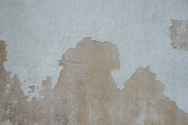 istock Texture of old gray concrete wall for background 1348076180