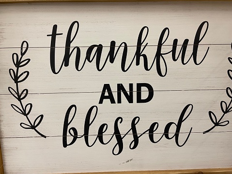 Thanksgiving word decoration