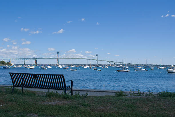 istock Narragansett Bay and Newport Bridge 134808404