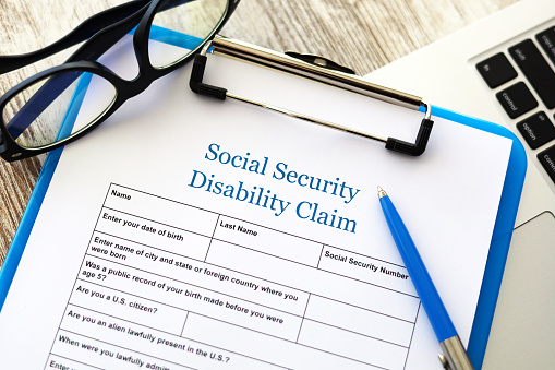 Document Claim Form Social Security Insurance Benefits Employment And Labor
