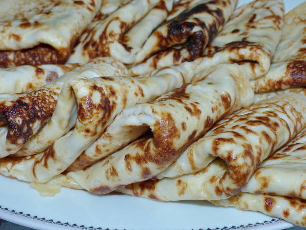 istock Traditional russian blini. Pancakes. Pancake week. 1348087698