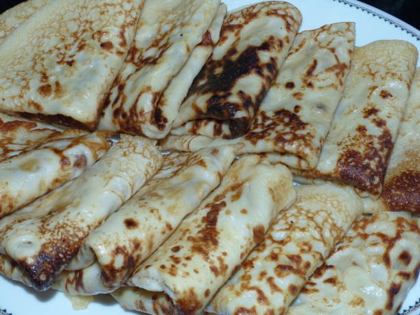 istock Traditional russian blini. Pancakes. Pancake week. 1348087736