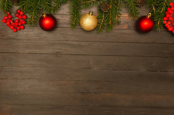 istock Christmas background with new year decor. 1348093336