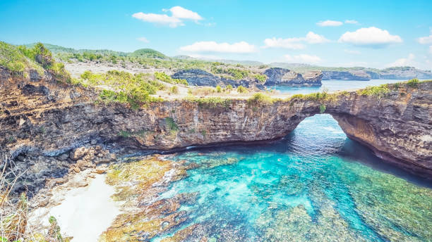 istock Indonesian landscape in Nusa Penida 1348094880