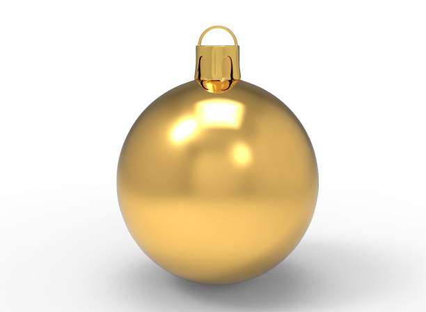 istock Christmas tree toys on a white background. Christmas decorations. 3d-rendering 1348095924