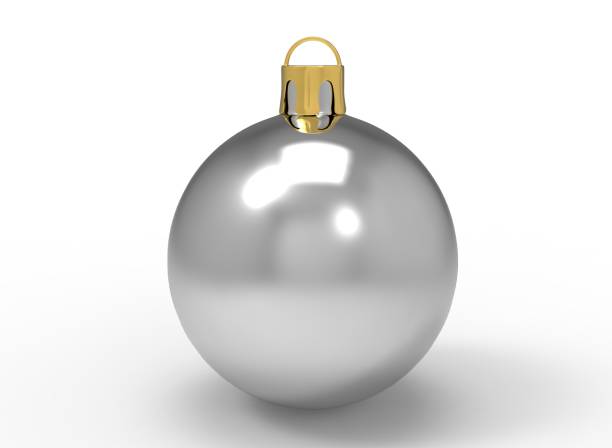 istock Christmas tree toys on a white background. Christmas decorations. 3d-rendering 1348096212