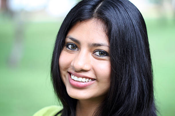 istock Green eyed girl 134809796