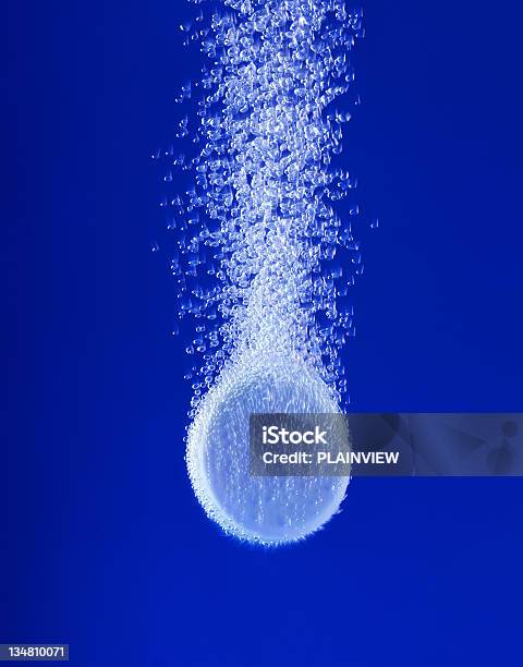 Pill In Water Xxl Stock Photo - Download Image Now - Pill, Effervescent Tablet, Dissolving