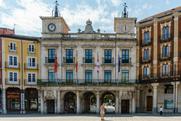 Burgos, Spain - August 25, 2021. Burgos City Council, Spain