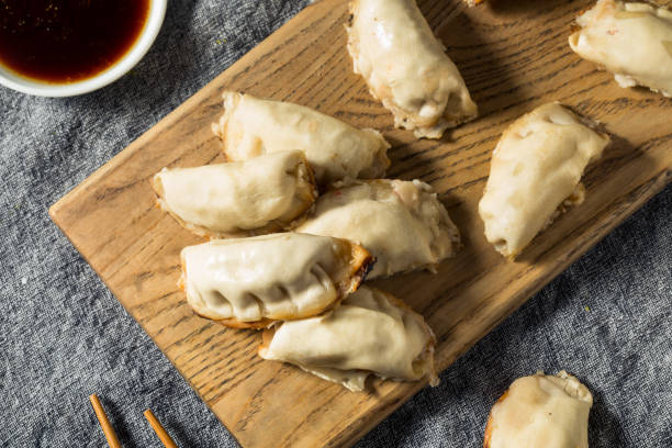 istock Healthy Homemade Asian Potstickers 1348103348