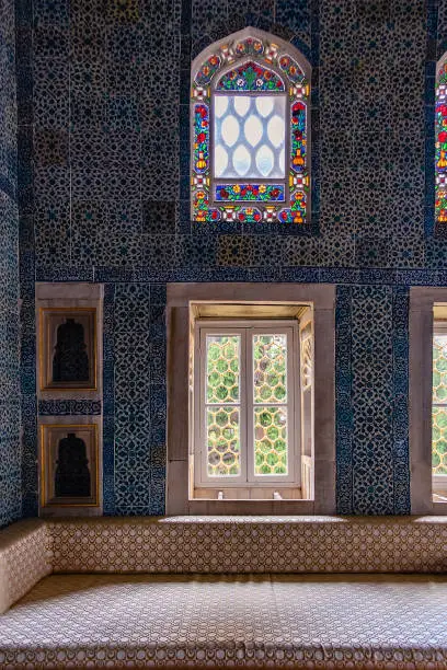A Room in Topkapi Palace, Istanbul City, Turkey.