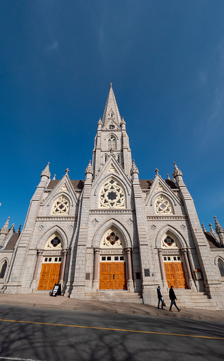 The Saint Mary’s Cathedral Basilica in Halifax, Nova Scotia, Canada.