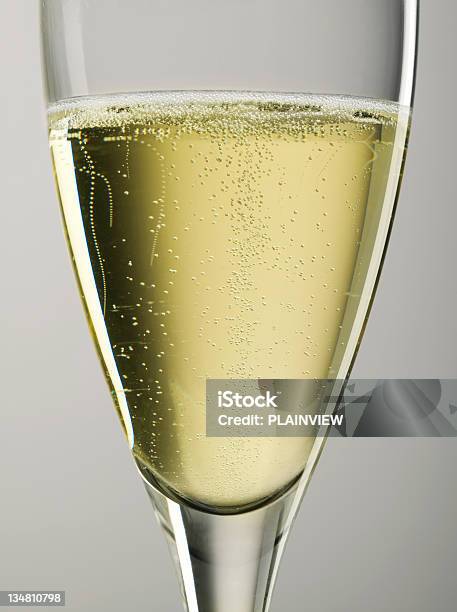 Bubbles Of Champagne Stock Photo - Download Image Now - Champagne, Close-up, Alcohol - Drink