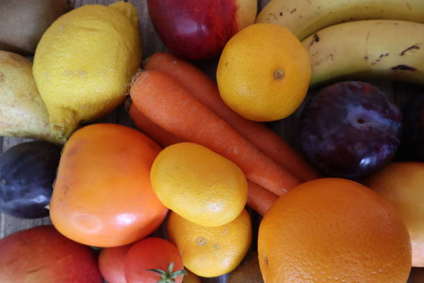 istock Fresh fruits and vegetables. 1348108263