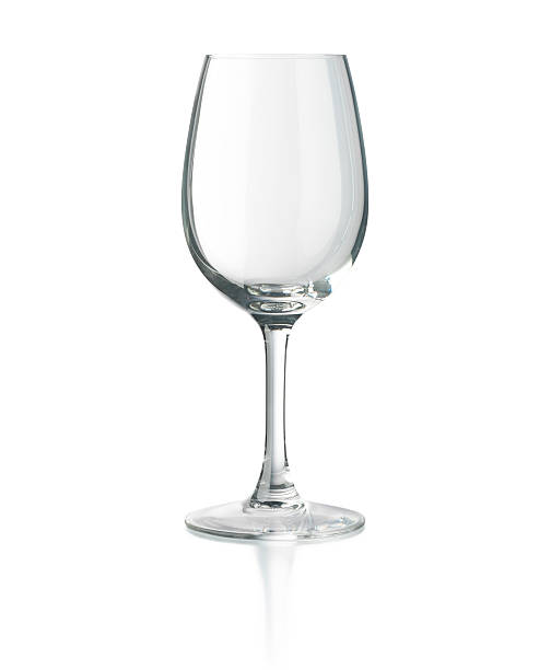 pusta szklanka - glass wineglass empty dishware zdjęcia i obrazy z banku zdjęć