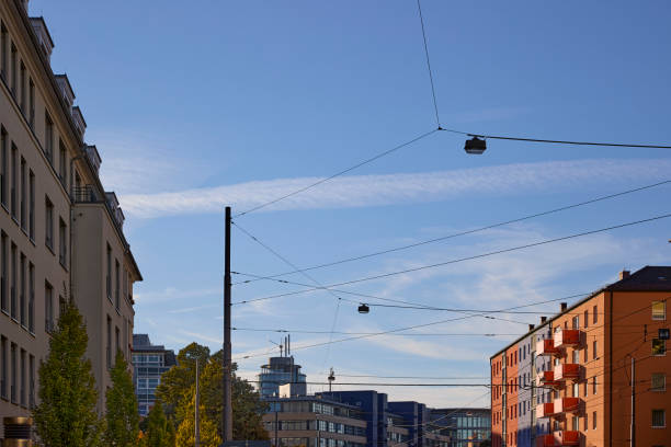 istock Morning sunlight in the city 1348111253