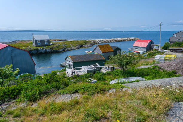 istock Blue Rocks community in Lunenburg District. 1348112273