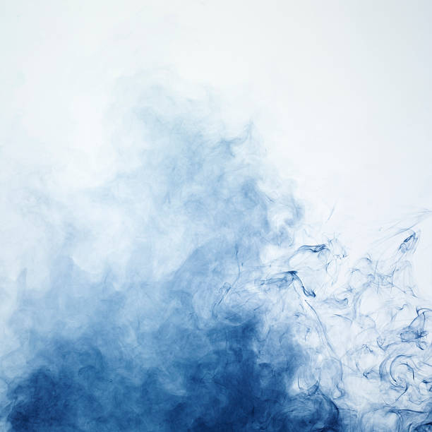 2 fumo azul - ink water blue liquid - fotografias e filmes do acervo