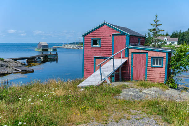 istock Fisherman hut in Blue Rocks community 1348112627