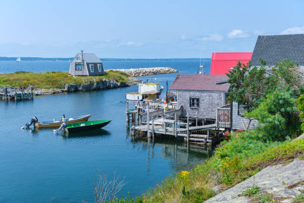 istock Blue Rocks community in Lunenburg District. 1348113297