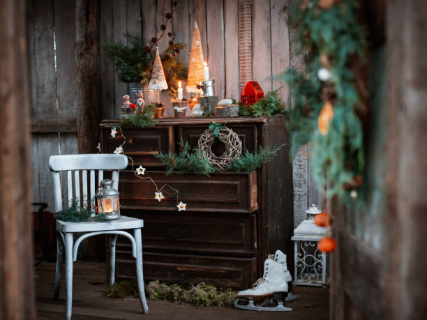 istock Christmas decoration with your own hands 1348115415