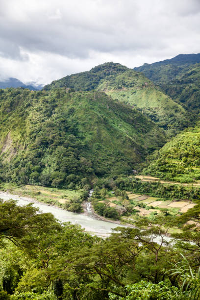 istock Beauty nature landscape. River in a mountain gorge. Mountain river. 1348117352