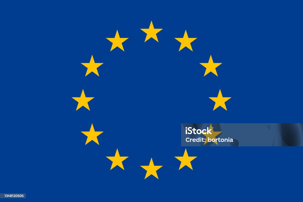 Europe Flag The flag of Europe, also known as the European Union flag. Drawn in the correct aspect ratio. File is built in the CMYK color space for optimal printing, and can easily be converted to RGB without any color shifts. European Union Flag stock vector