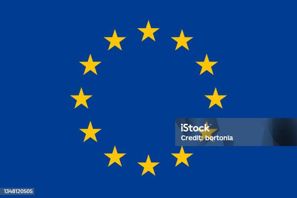 Europe Flag Stock Illustration - Download Image Now - European Union Flag, All European Flags, Star Shape
