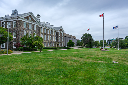 Halifax, Canada - 9 August 2021: Dalhousie University building