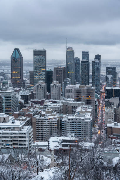 istock Montreal skyline in winter. 1348121790