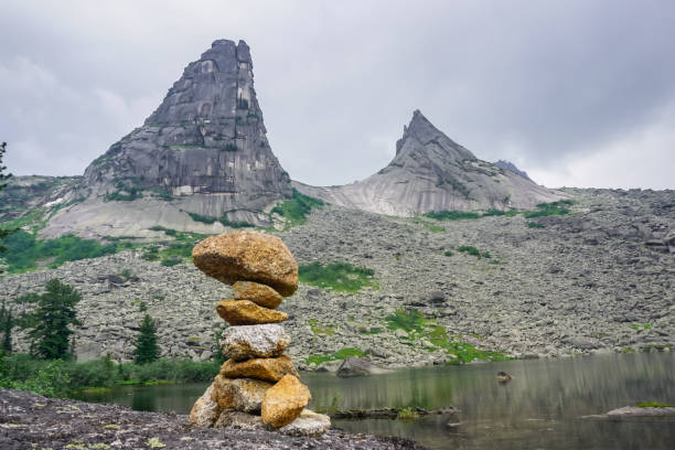 istock Parabola rock in Ergaki natural park 1348129719