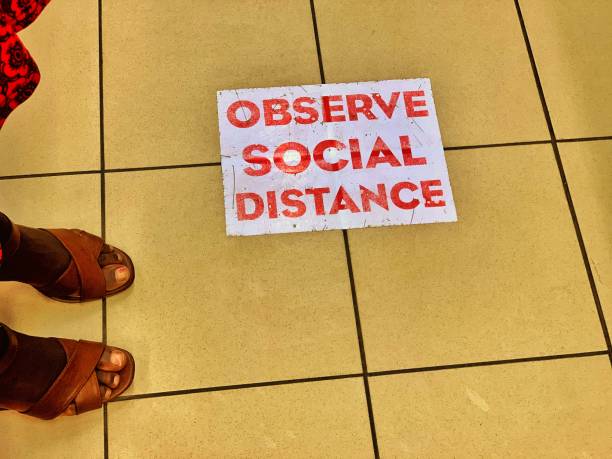 istock Observe social distance 1348129796