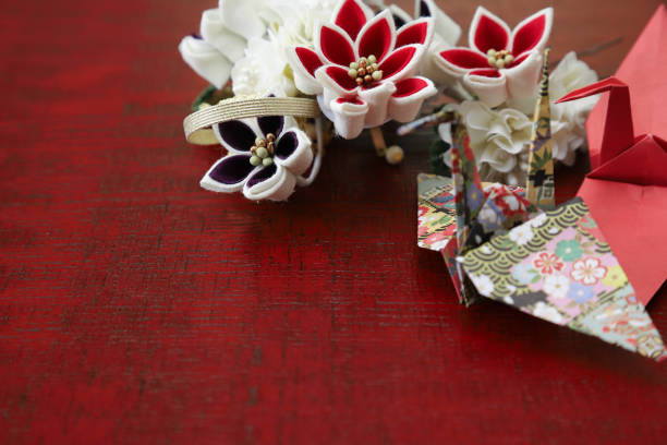istock japanese decorative hair pin on the lacquered board 1348130115
