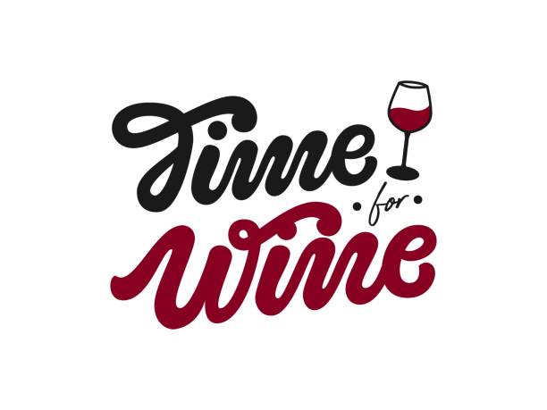 time-for-wine-logotype-vector-