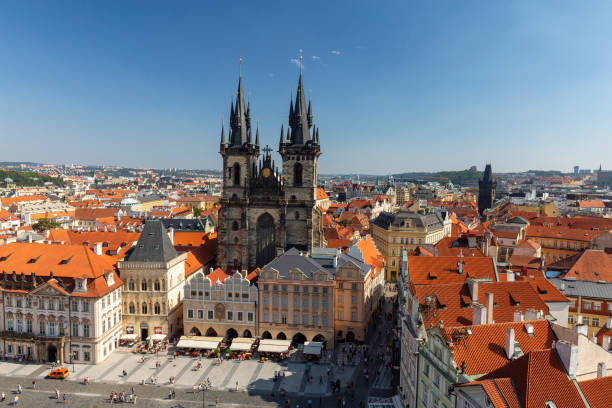 istock View From the Astronomical Clock in Prague, Czechia. 1348132975