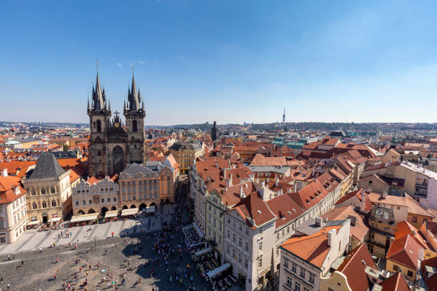 istock View From the Astronomical Clock in Prague, Czechia. 1348133005