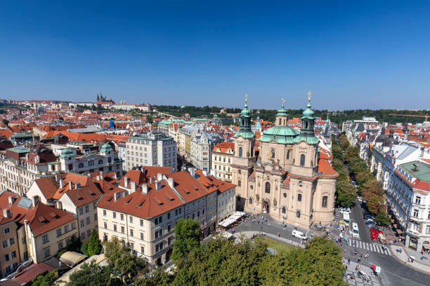istock View From the Astronomical Clock in Prague, Czechia. 1348133024