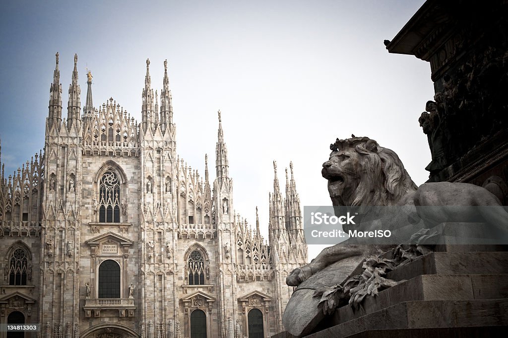 del de Piazza Duomo, Milão, Itália - Royalty-free Ao Ar Livre Foto de stock