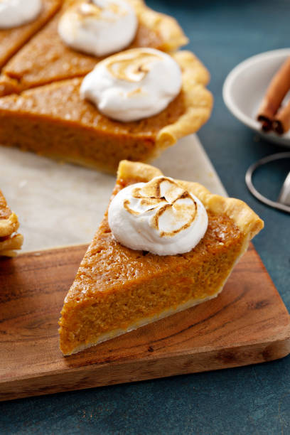istock Sweet potato pie with marshmallow topping 1348136558
