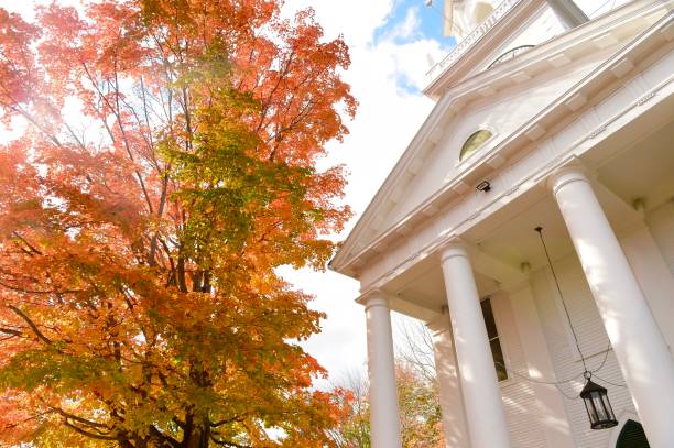 istock Autumn in New England 1348137328