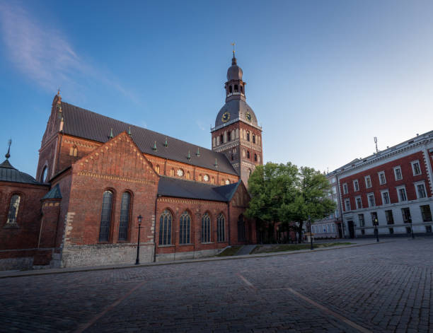 istock Riga Cathedral at Dome Square - Riga, Latvia 1348145413