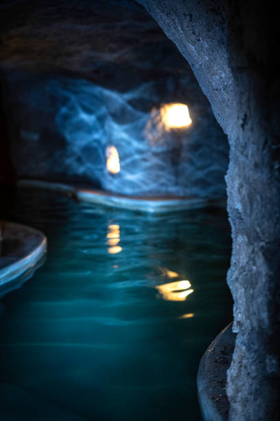 istock Enticing & mysterious cenote pool in Valladolid, Mexico 1348167132