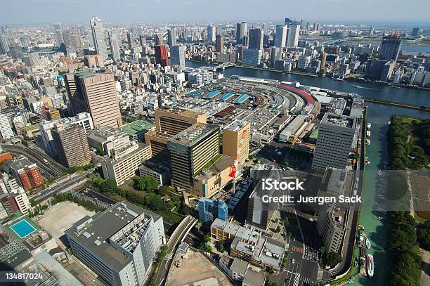 Zatoka Tokijska Skyline - zdjęcia stockowe i więcej obrazów Antena - Antena, Azja, Bez ludzi