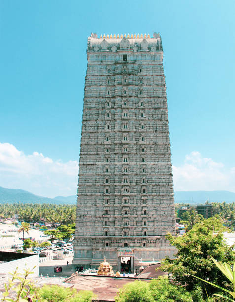istock View of Mrudeshwar Temple Tower with Sky and Trees Background 1348171212