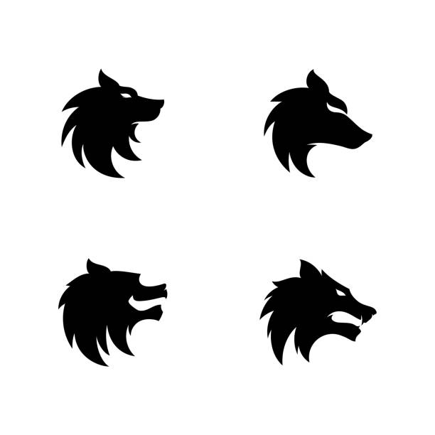 Simple Wolf Tattoo Illustrations, Royalty-Free Vector Graphics & Clip Art -  iStock