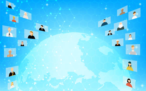 istock Global Business Image, Network Abstracts and Earth and People 1348180401