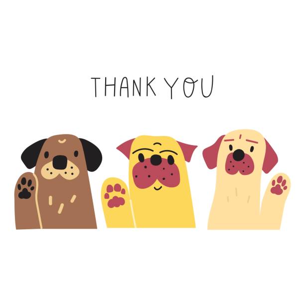 107 Dog Thank You Illustrations & Clip Art - iStock | Cat thank you, Group  of dogs, Dog trick