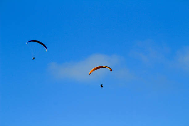 istock People paragliding on Santa Pola coast under blue sky 1348190315